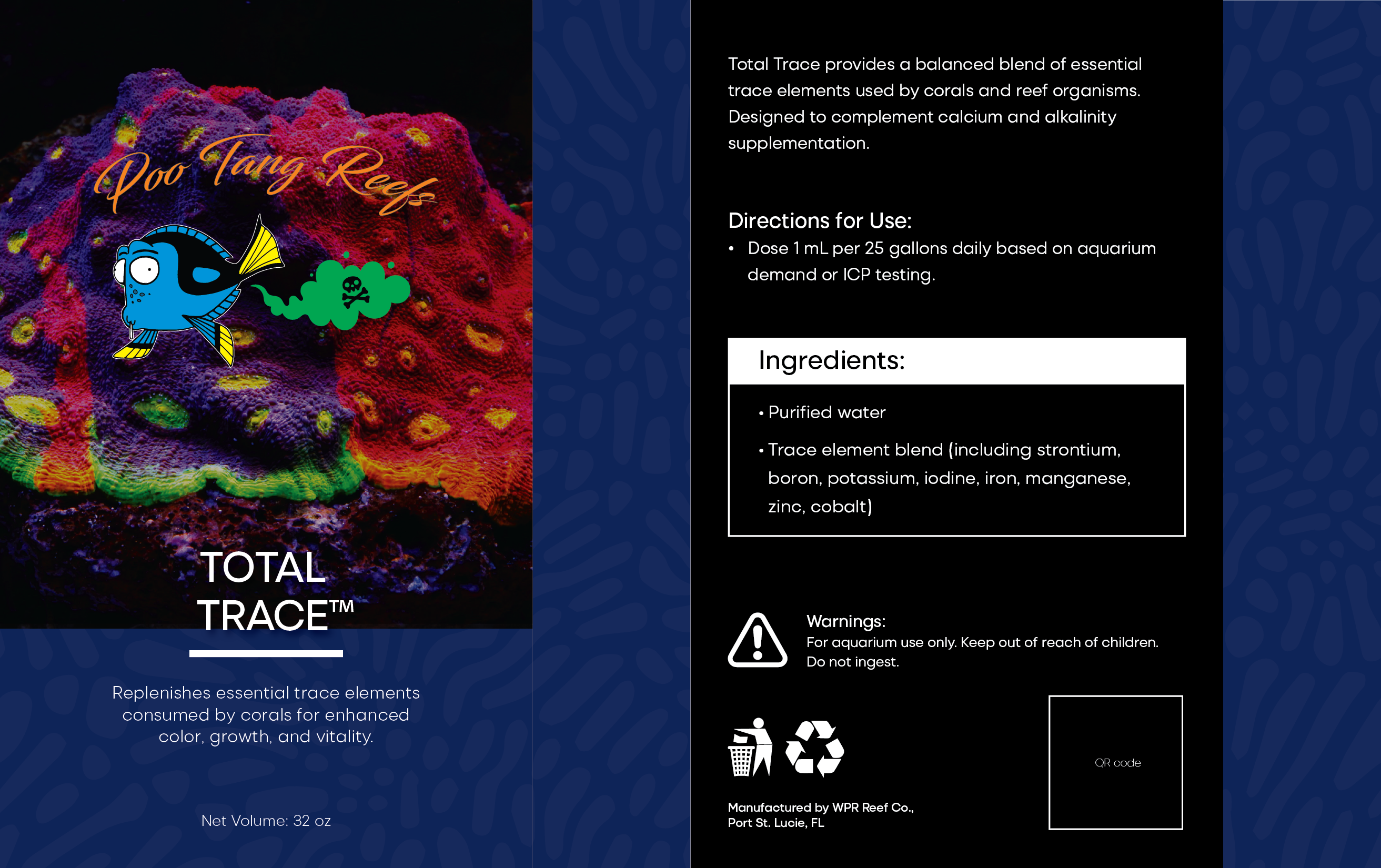 Poo Tang Reefs - Total Trace™ (32oz Bottle)